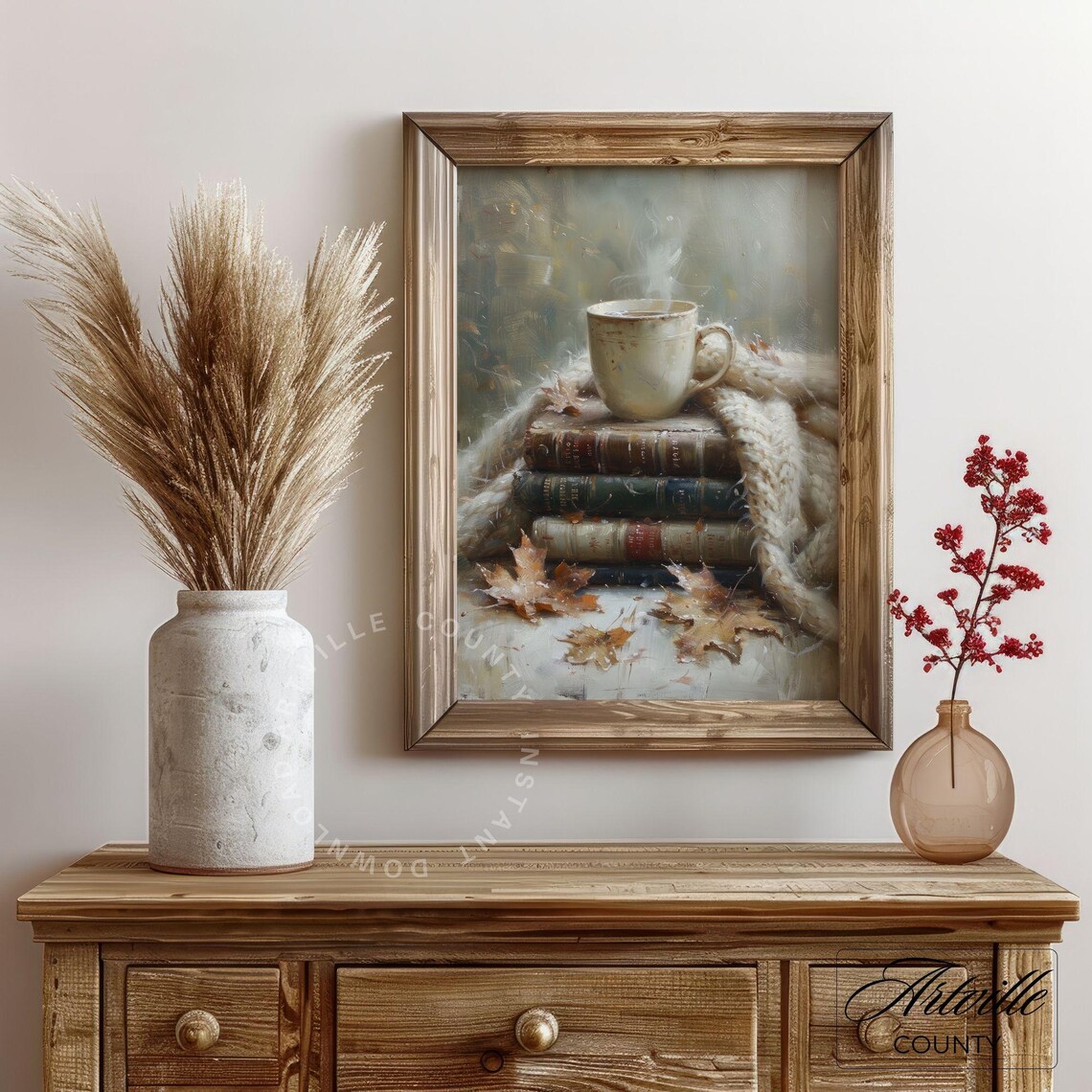 Antique Teacup Vintage English Book Art Print - Image 5