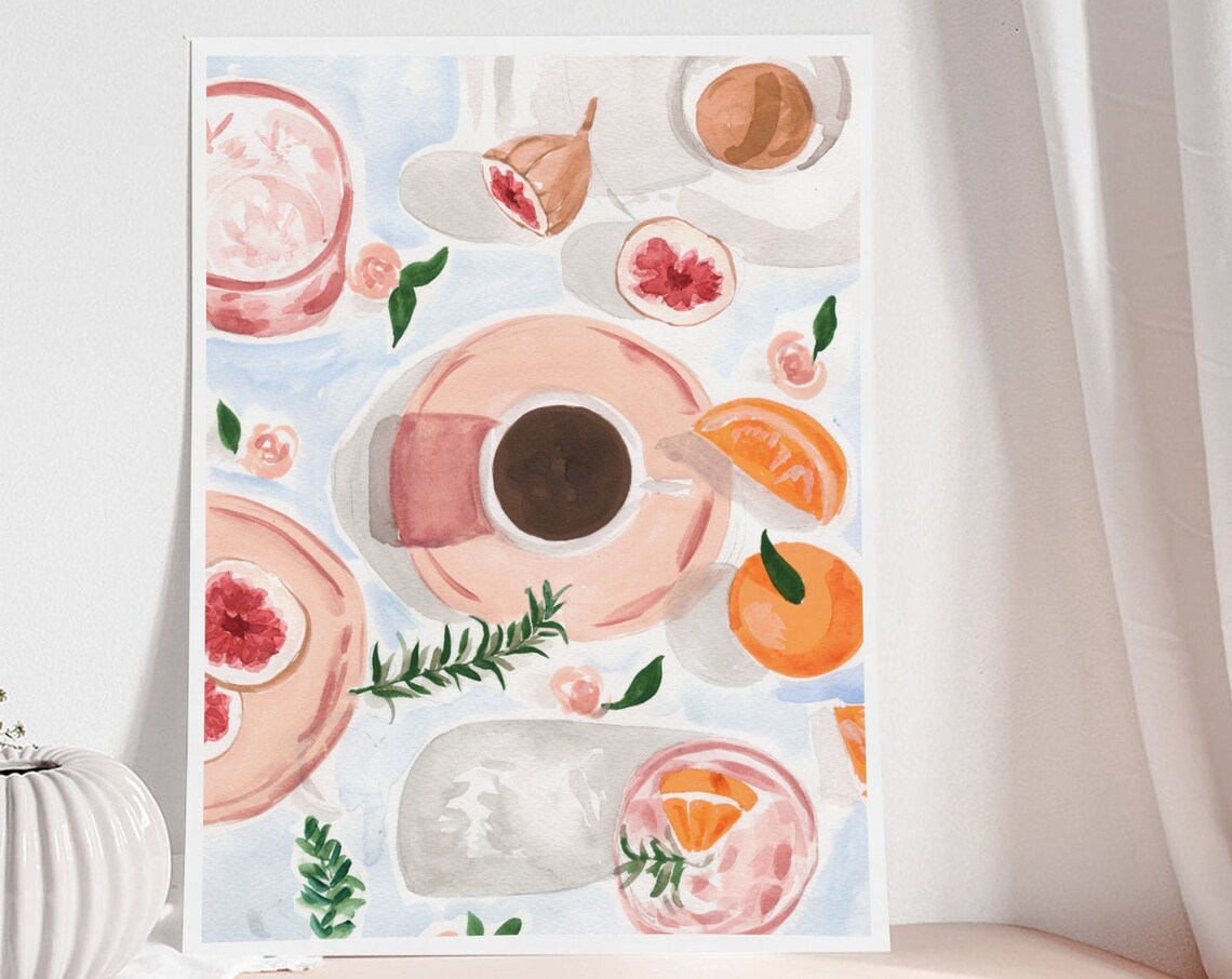 Coffee Still Life Kitchen Wall Art Print