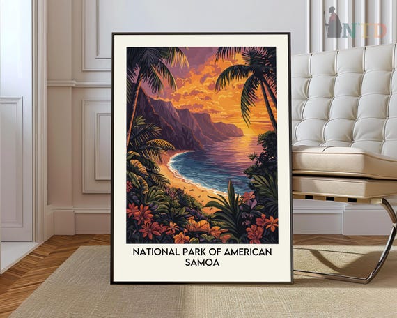Samoa Print Art Poster Photo Decor Oceania