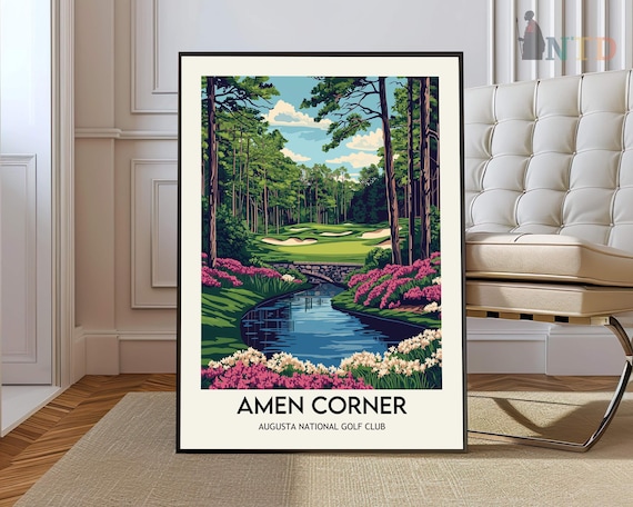 Amen Corner Augusta National Golf Club Art Print