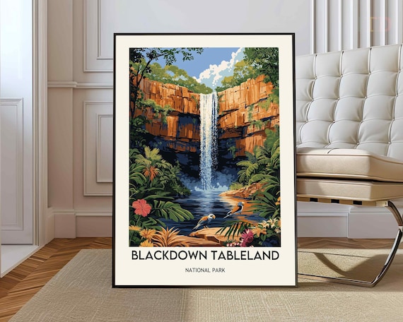 Blackdown Tableland Waterfall National Park Queensland Poster
