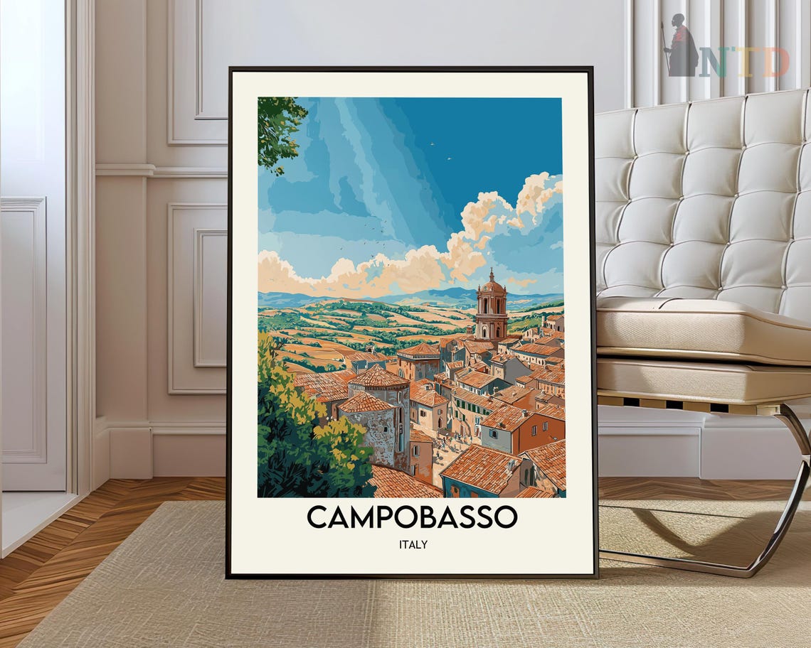 Campobasso Italy Travel Poster Print