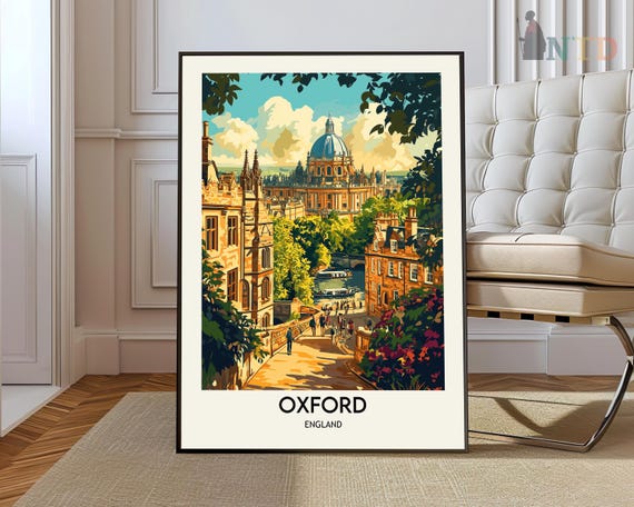 Oxford Print Wall Art Poster Photo Travel Mexico