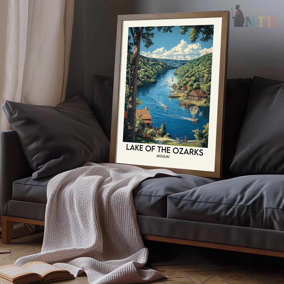 Lake Of The Ozarks Travel Poster, United States View - Image 3
