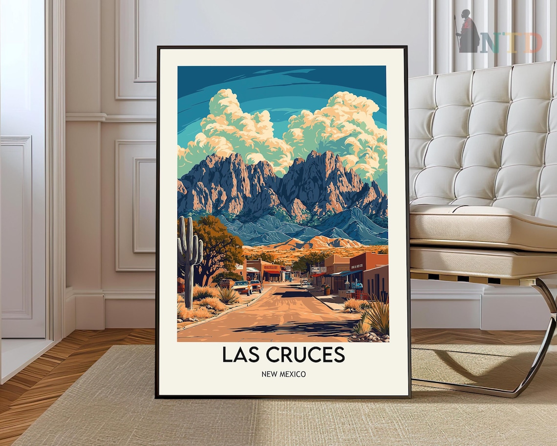 Las Cruces Poster Wall Art Print Photo New Mexico Mesilla Valley