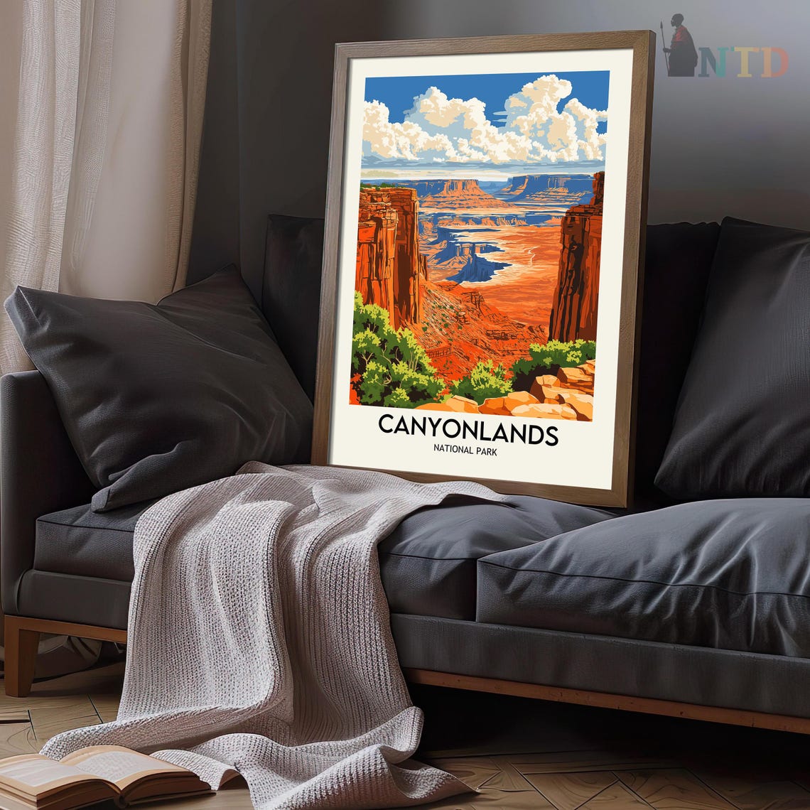 Canyonlands National Park Red Rock Canyon Utah Desert Poster - Image 3