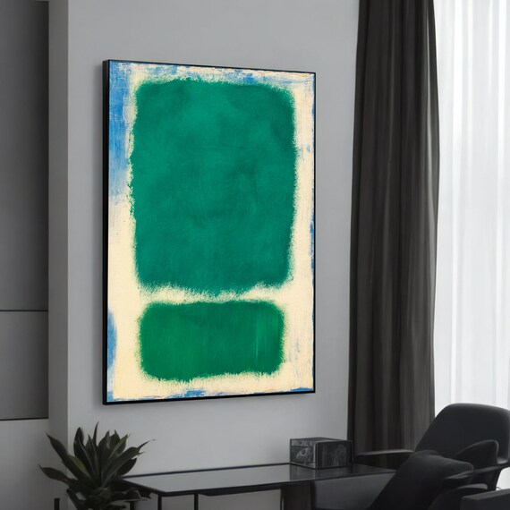 Mark Rothko Inspired Abstract Art Print