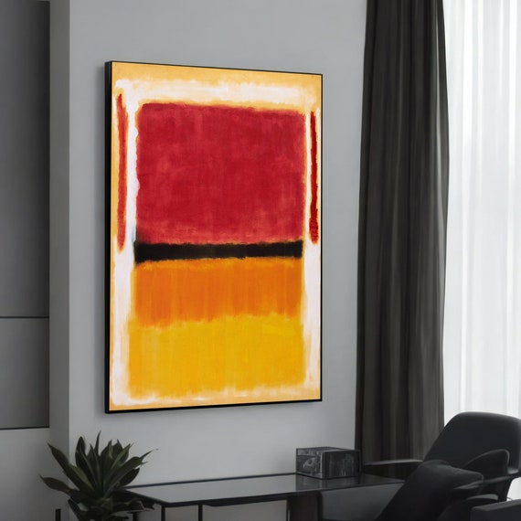 Mark Rothko Inspired Abstract Art Print