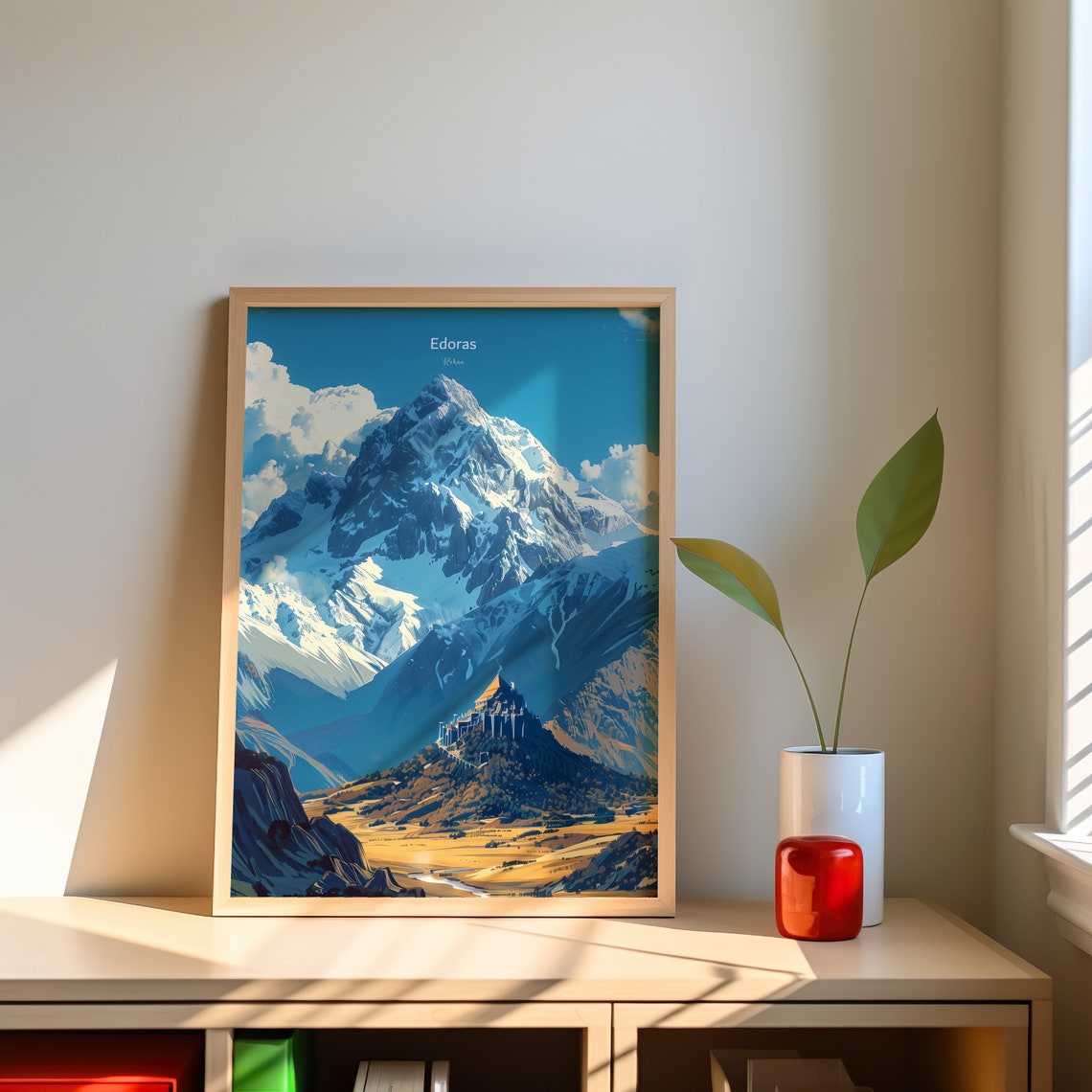 The Lord Of The Rings, Edoras Capital Rohan Art Print - Image 2