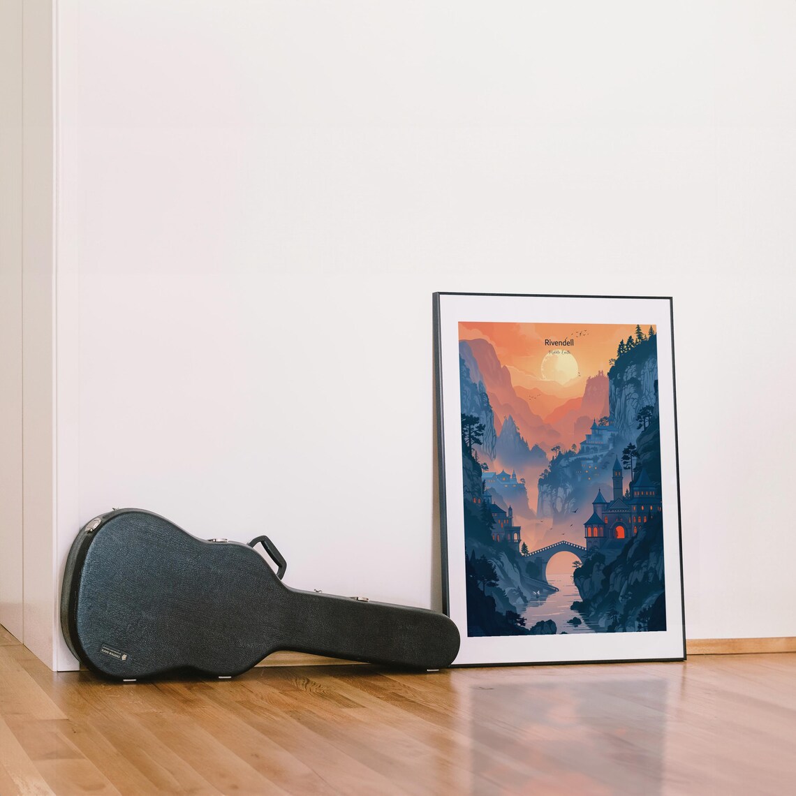The Lord Of The Rings Rivendell Fantasy Art Print - Image 2