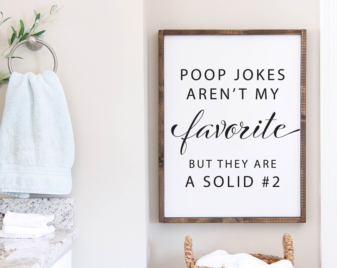 Poop Jokes Bathroom Humor Art Print for Dad - Image 3