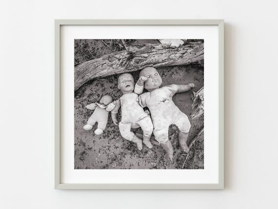 Discarded Dolls In The Desert Wall Art
