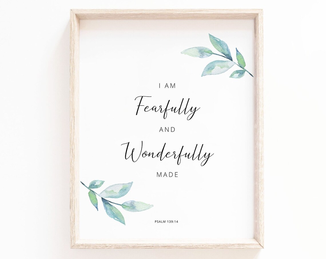 Fearfully And Wonderfully Made, Botanical Scripture