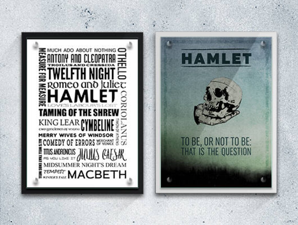 Shakespeare Quote Art Print, Literary Poster - Image 2