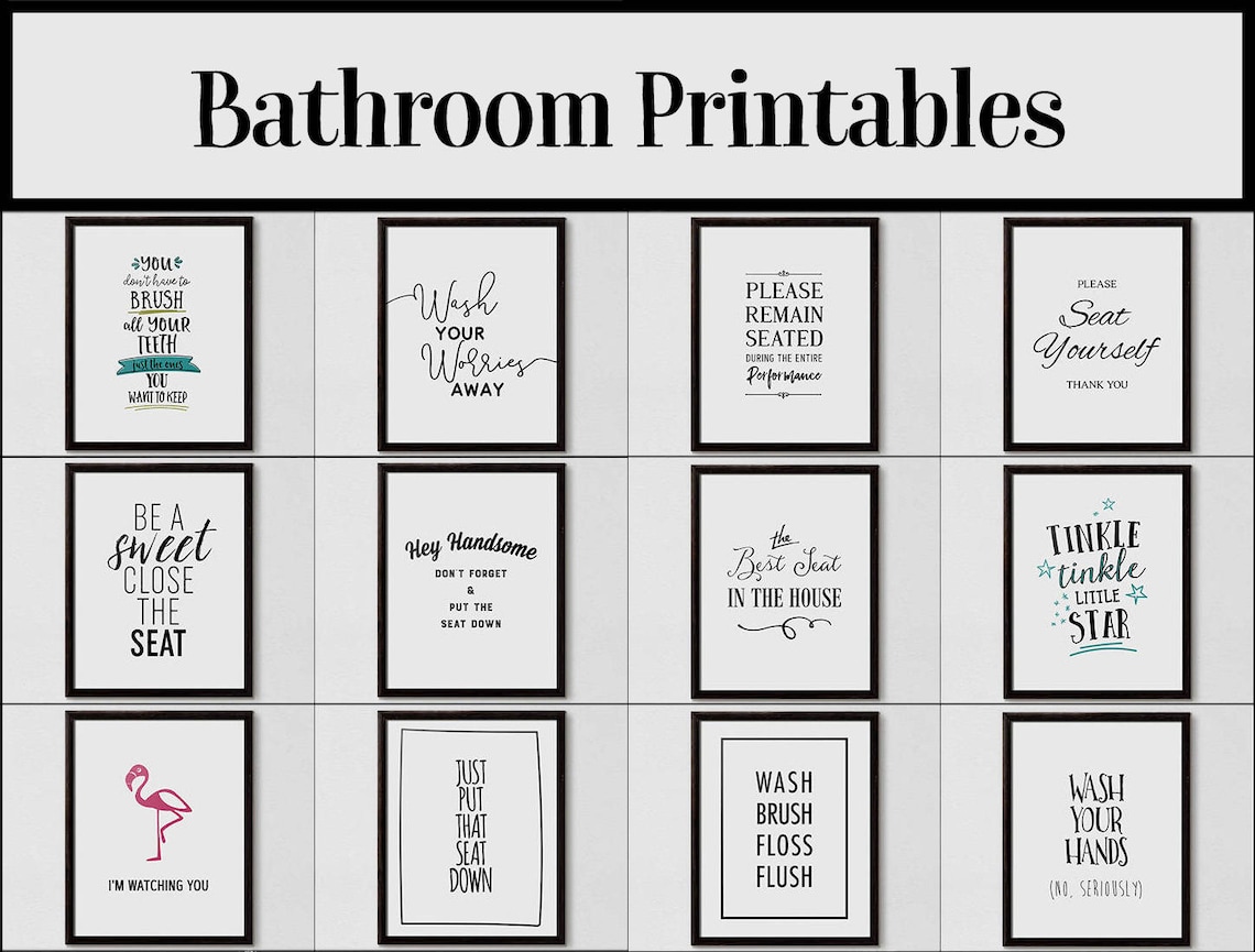 Laundry Symbols Chart Art Print, Laundry Room Decor - Image 2
