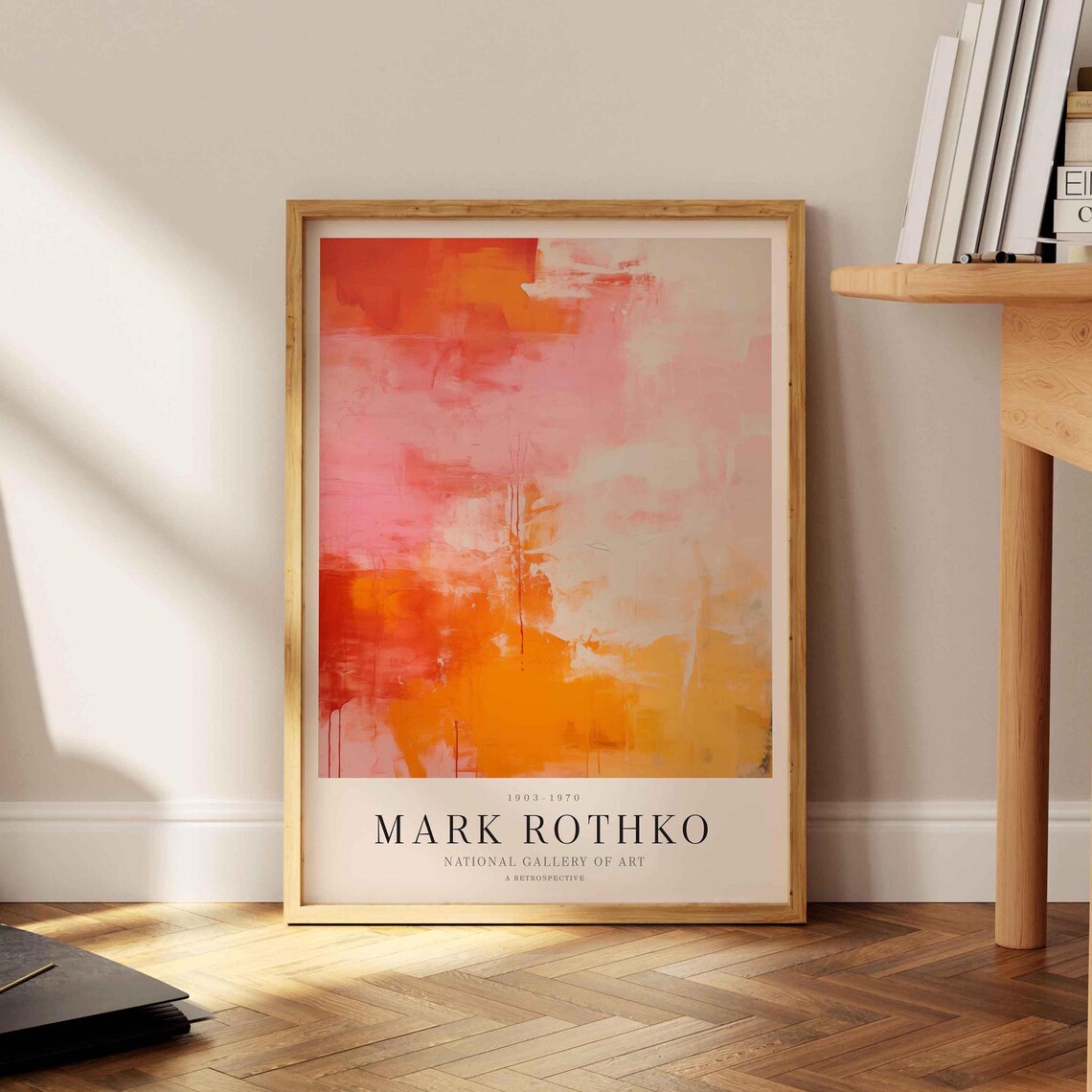 Rothko-Inspired Abstract Color Block Art Print