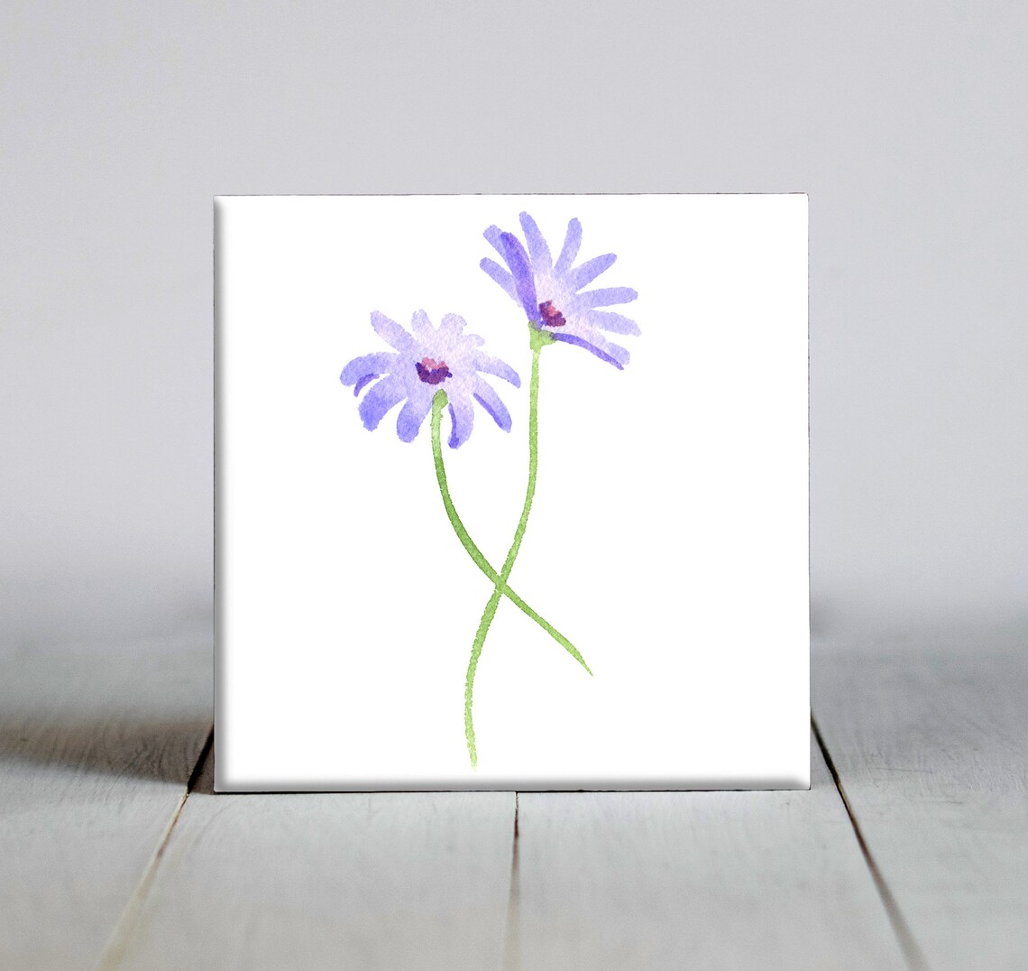 Daisies Botanical Wall Art Print, Flower Lover Gift