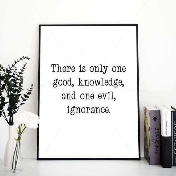 Socrates Quote - Motivational Poster