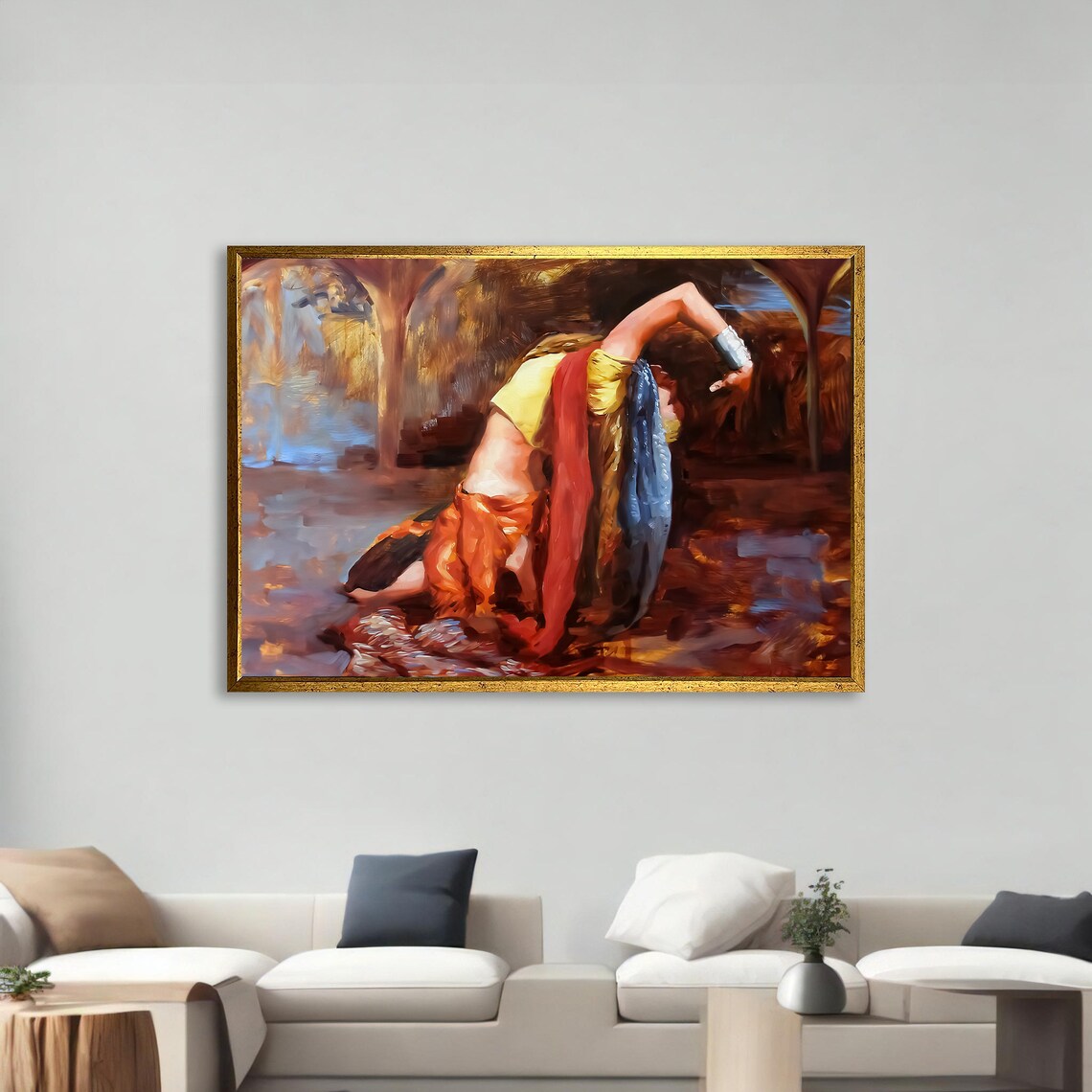 Exotic Dance Art Print, Vibrant Living Room Decor - Image 2
