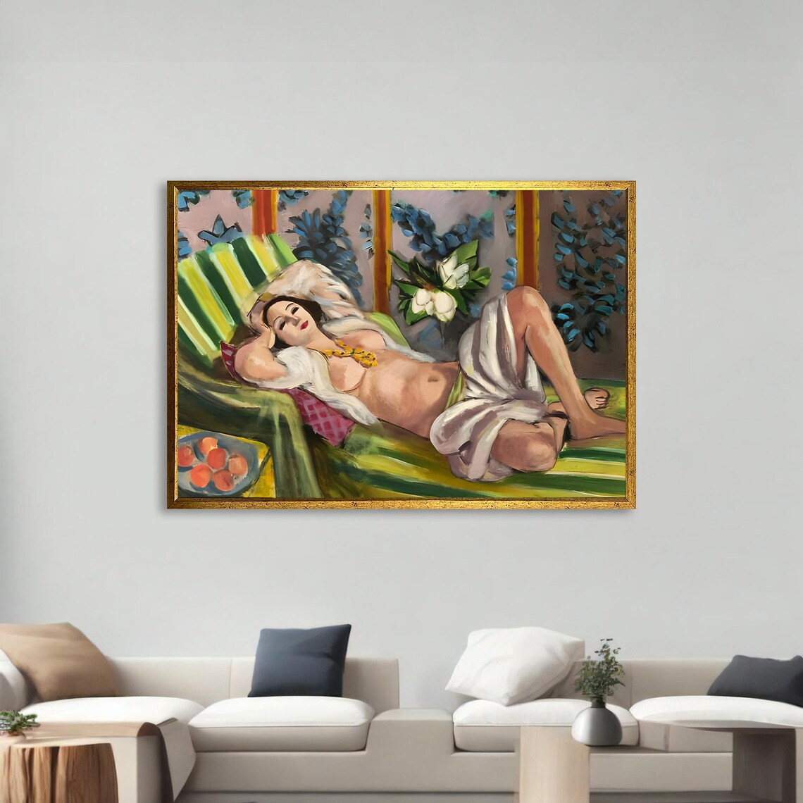 Reclining Nude, Henri Matisse Inspired Art Print - Image 2