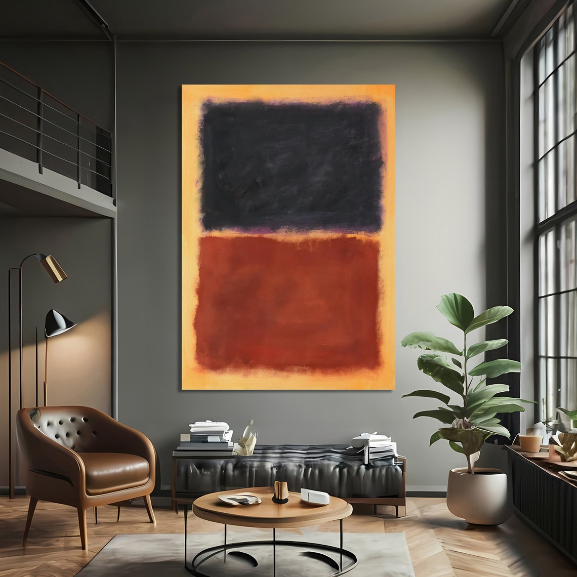 Mark Rothko Style Abstract Art Print - Image 3