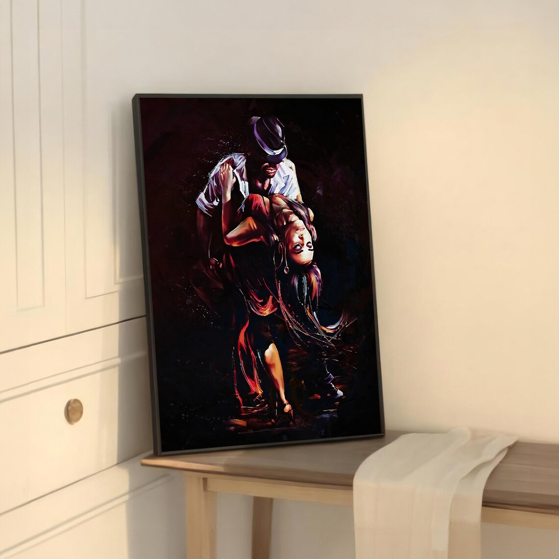 Dynamic Tango Dance Poster, Passionate Studio Decor - Image 5