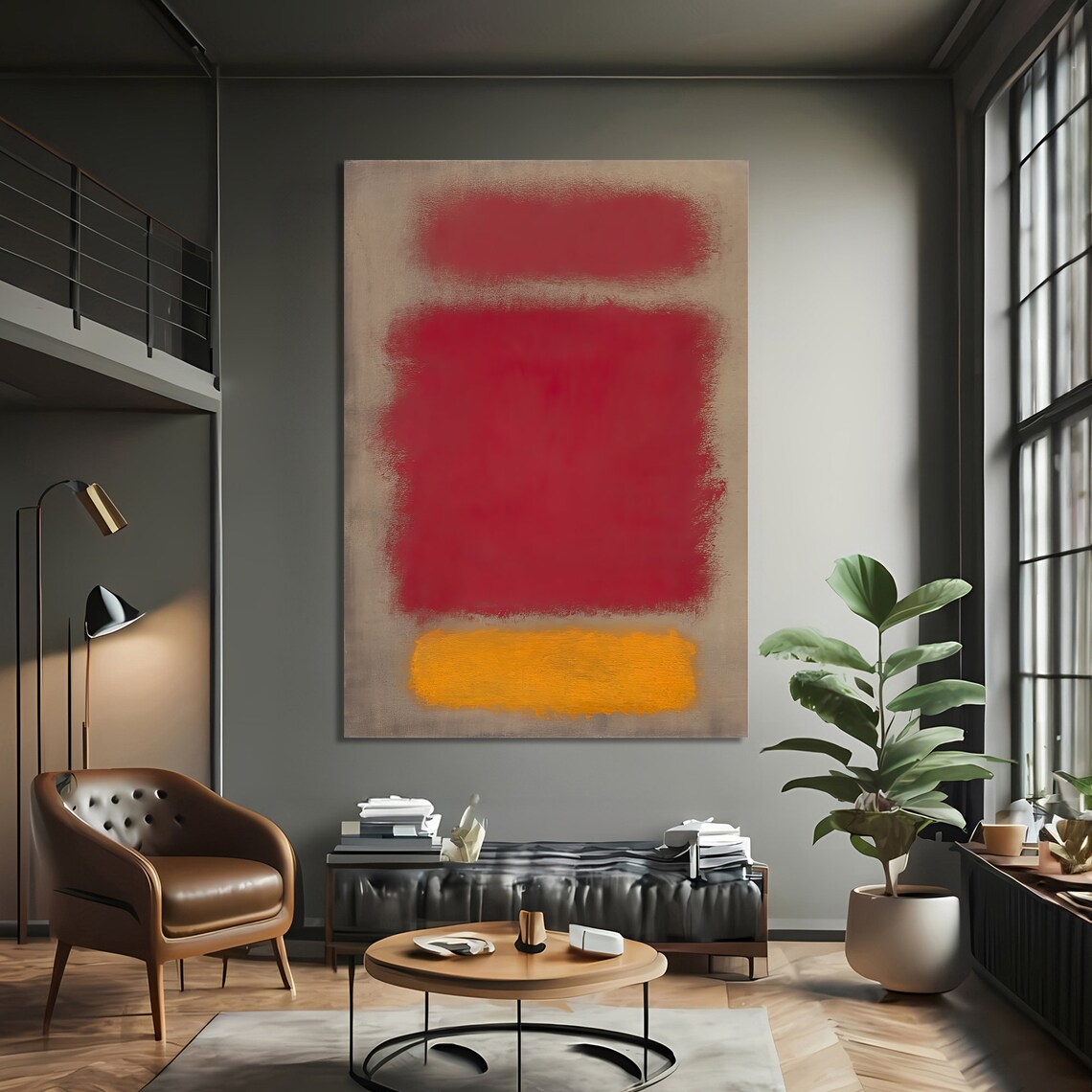 Mark Rothko Style Abstract Art Print, Modern Decor - Image 4