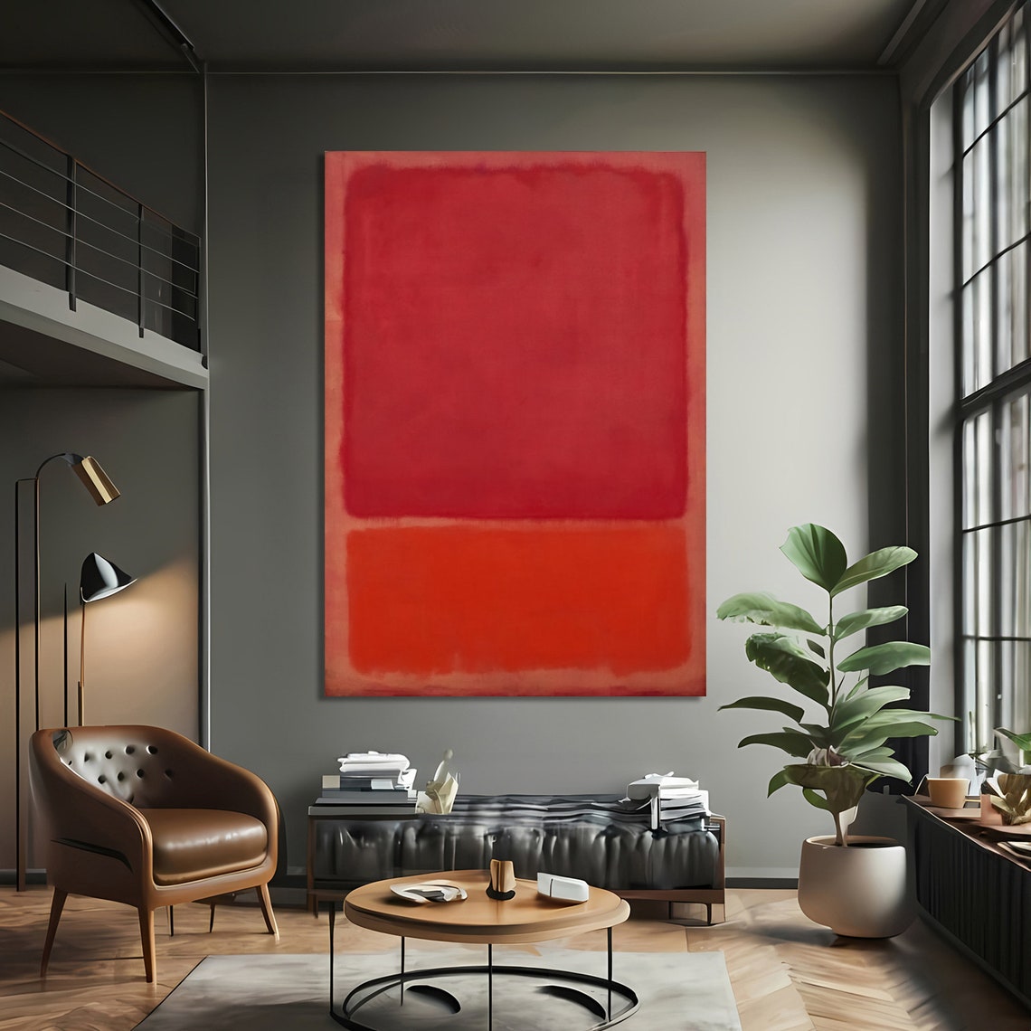Mark Rothko Style Abstract Art Print - Image 3