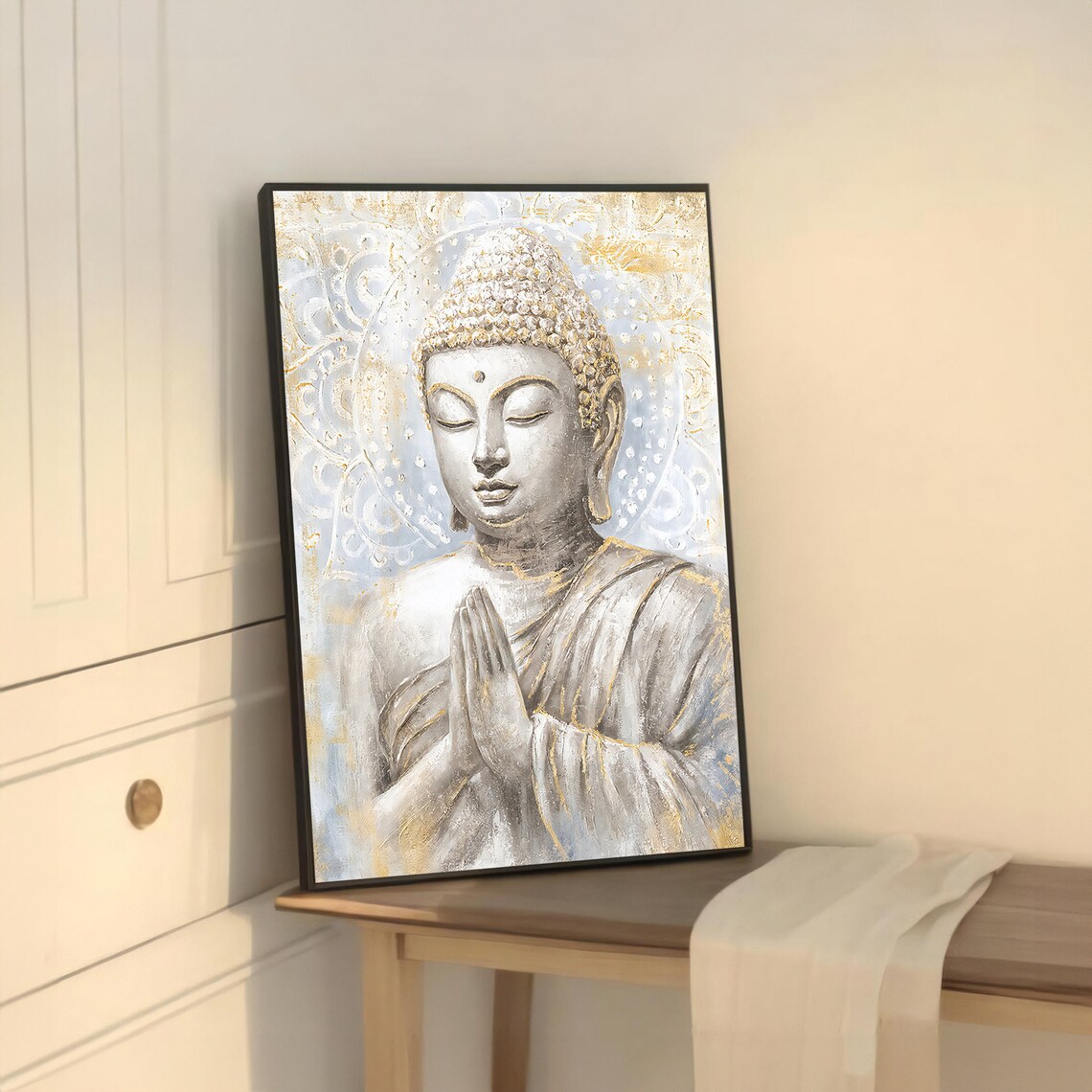 Buddha Painting, Meditative Wall Decor - Image 5