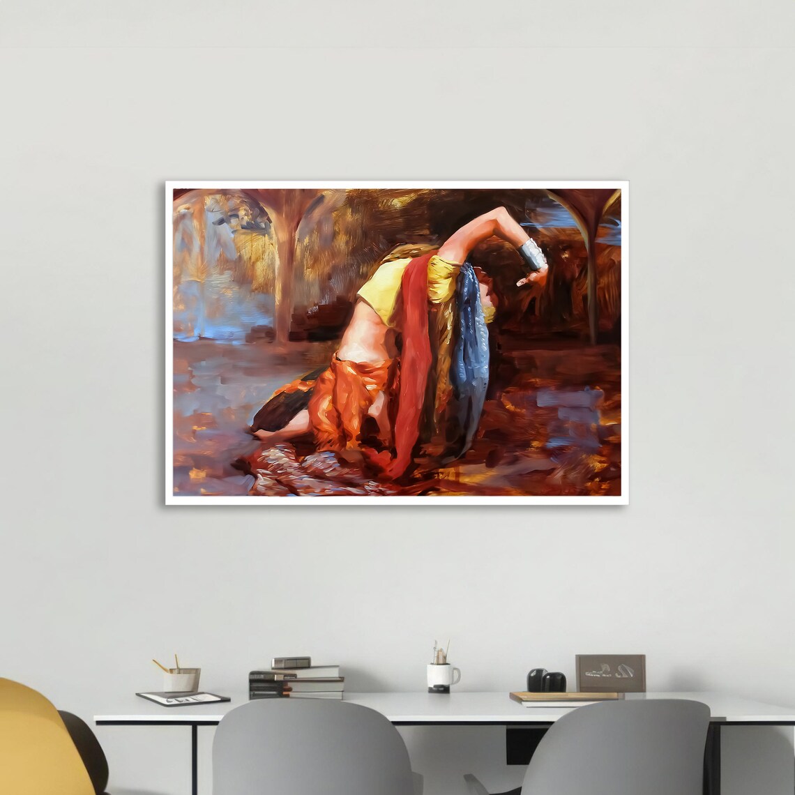 Exotic Dance Art Print, Vibrant Living Room Decor - Image 5