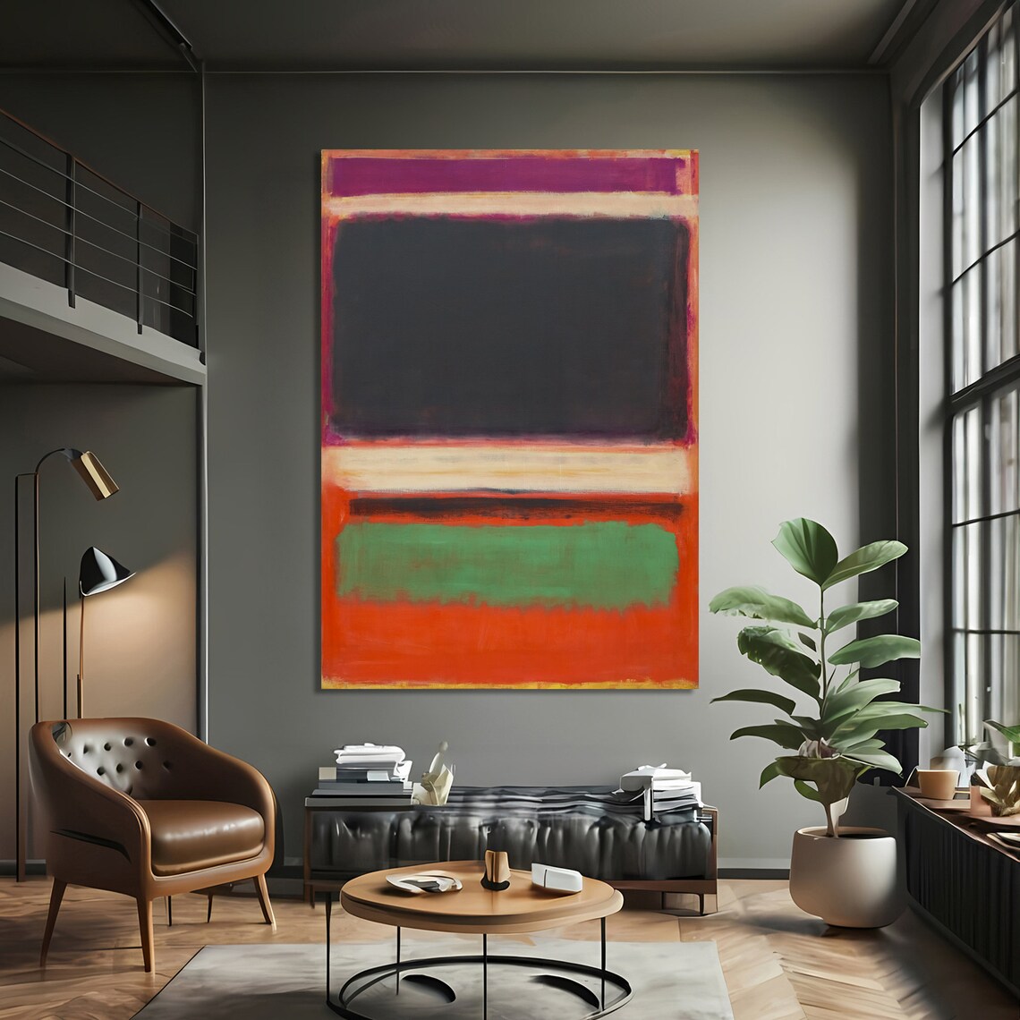 Mark Rothko Style Modern Abstract Art Print - Image 3