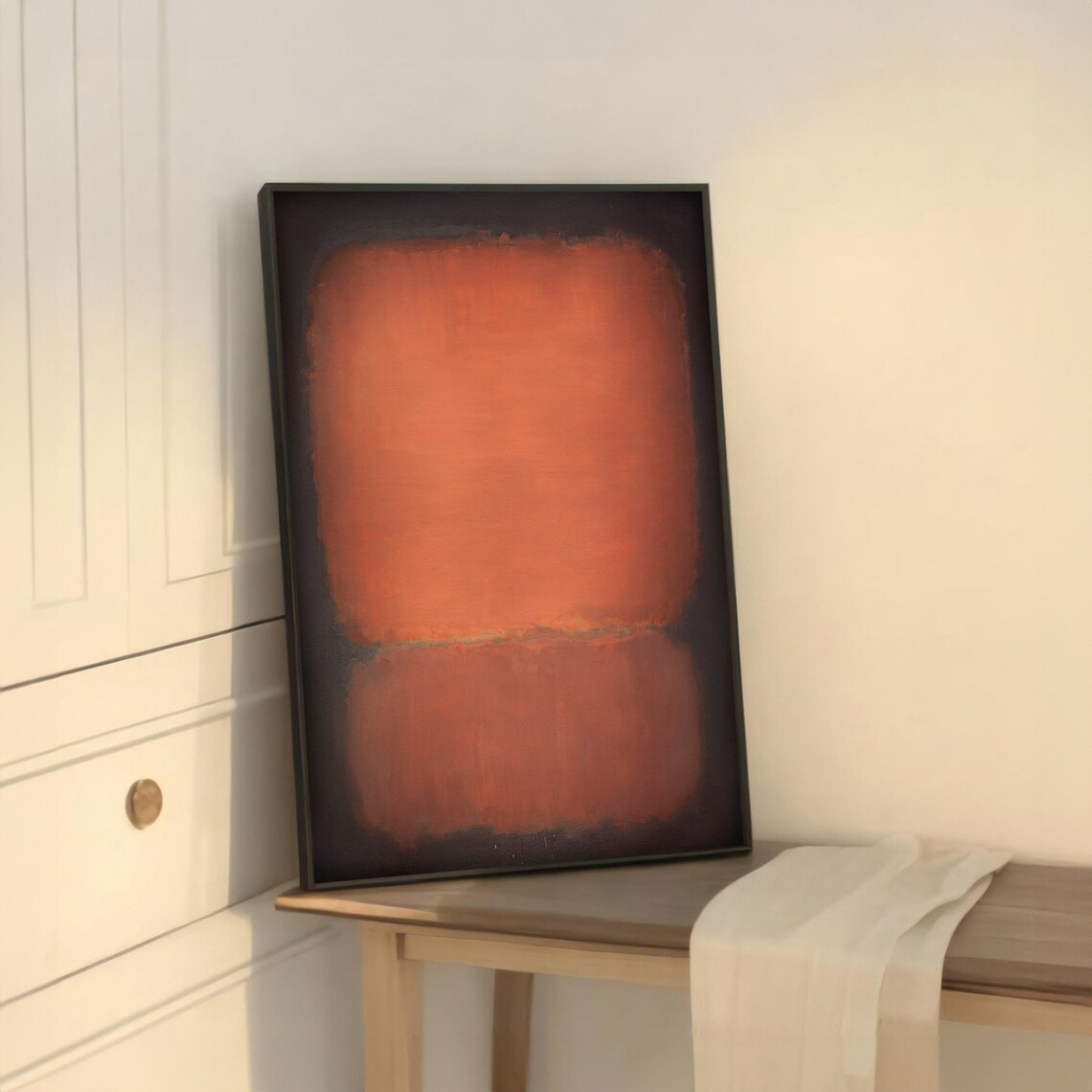 Rothko Inspired Abstract Art Print, Modern Minimalist - Image 5