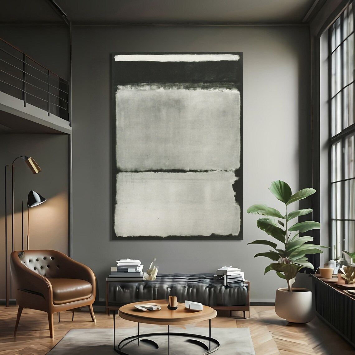 Mark Rokhto Inspired Abstract Art, Modern Decor - Image 3