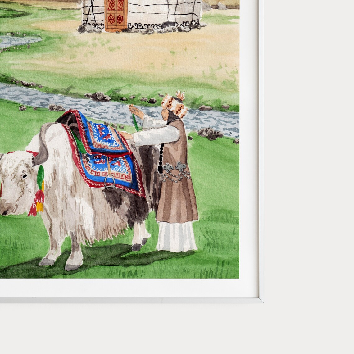 Kyrgyzstan Travel Poster, Asia Wall Art Print - Image 2