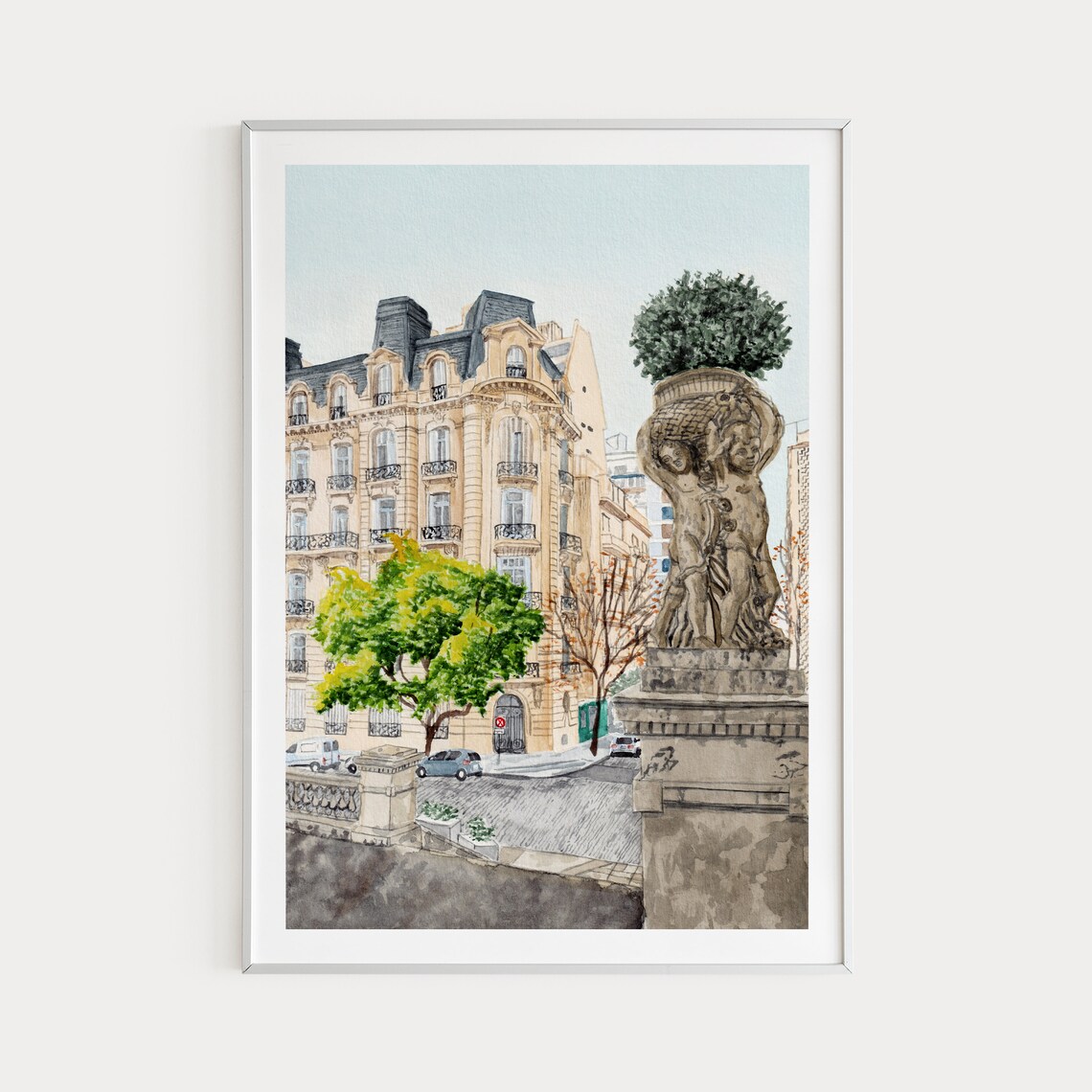 Recoleta Buenos Aires Travel Poster, Argentina