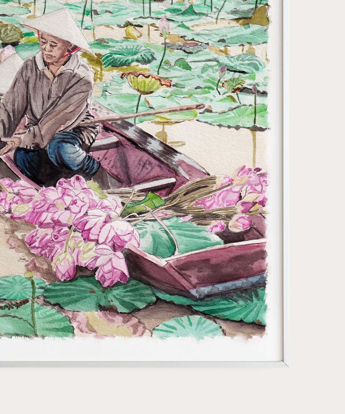 Vietnam Art Print, Asian Landscape Poster - Image 2