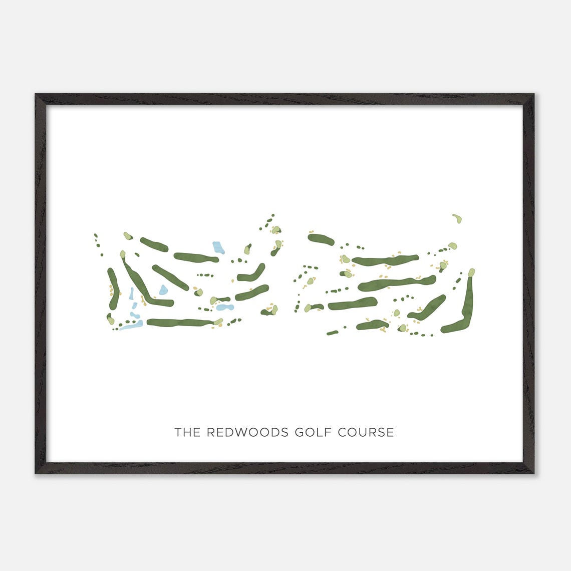 The Redwoods Golf Course Canada Modern Minimalist Map Art Poster - Image 4