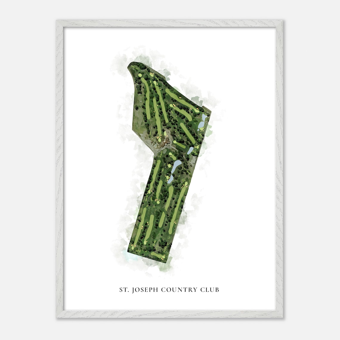 St. Joseph Country Club Country Club Missouri Classic Watercolor Poster - Image 2