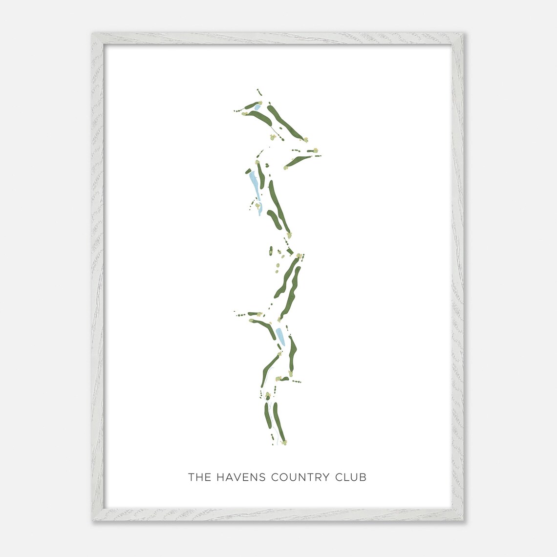 The Havens Country Club Vista California Modern Watercolor Poster - Image 2