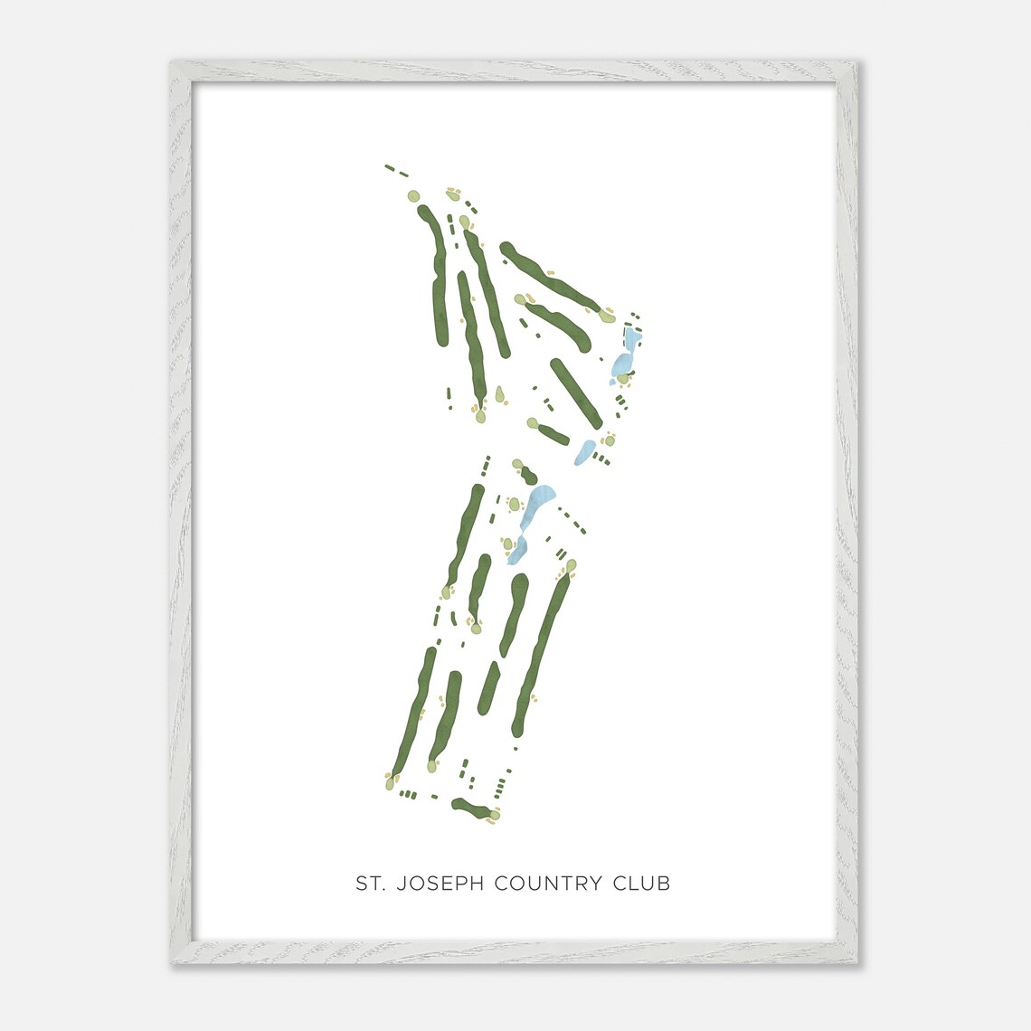 St. Joseph Country Club Country Club Missouri Modern Watercolor Poster - Image 2