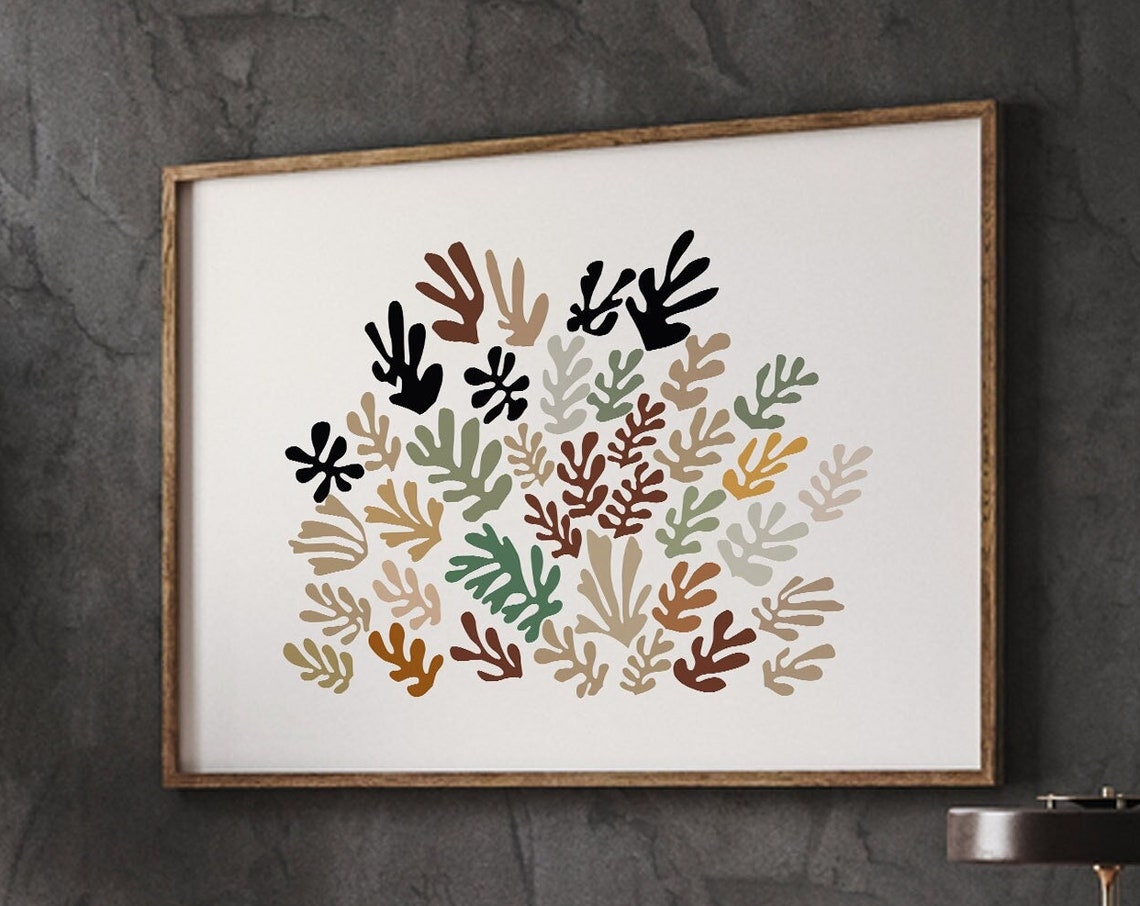Matisse Leaf, Vintage Minimalist Poster