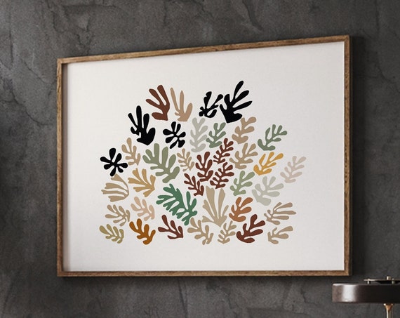 Matisse Leaf, Vintage Minimalist Poster