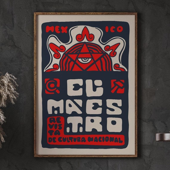 Mexican Art Print Latin Decor Mexico Travel