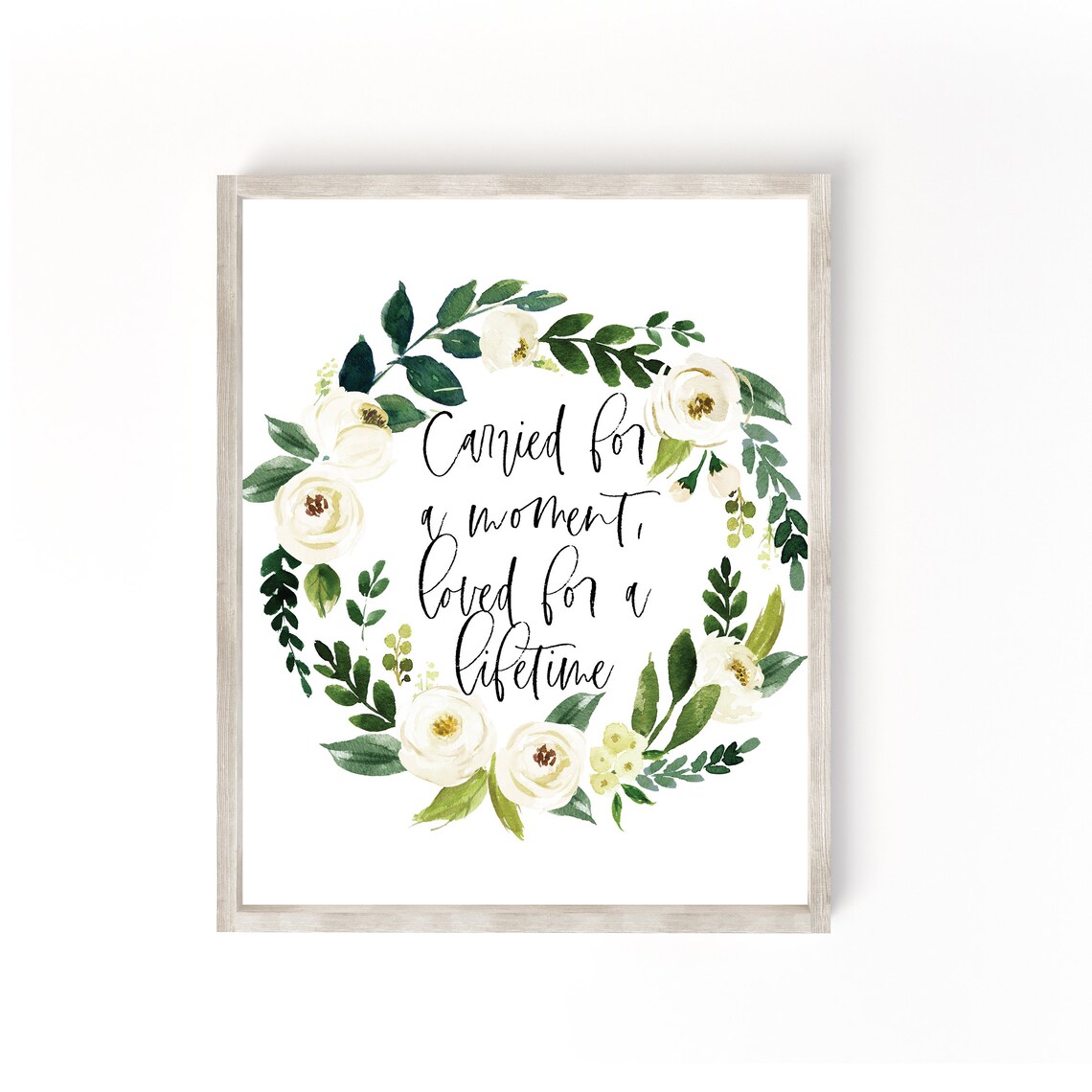 Miscarriage Keepsake Print for Parents, Wall Art