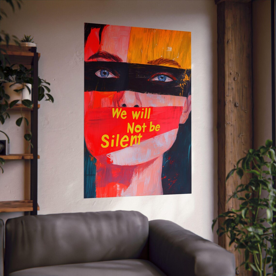 We Will Not Be Silent Poster, Protest Art Print - Image 2