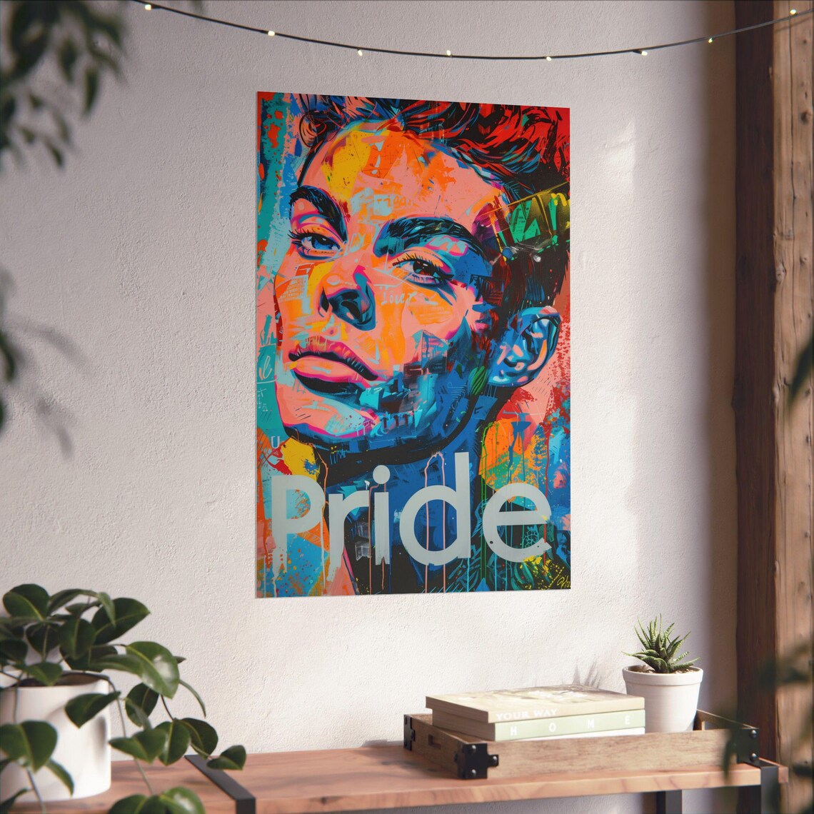 Pride Support LGBTQ Statement, Home Office Decor - Image 4