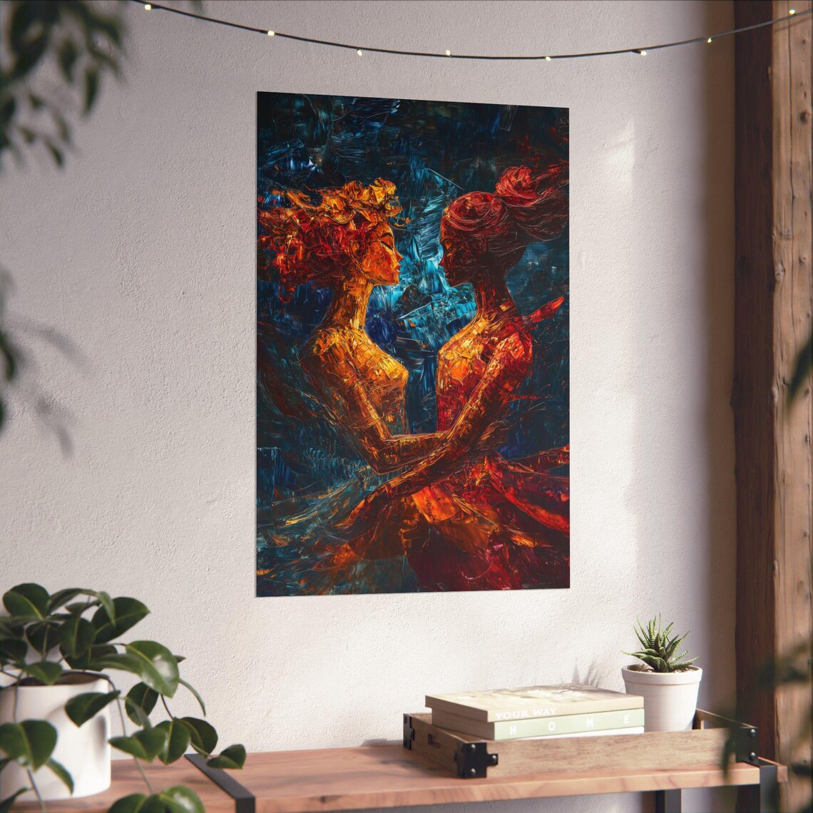 Dancing Love Is Love Poster, Vivid Impressionist Art - Image 4