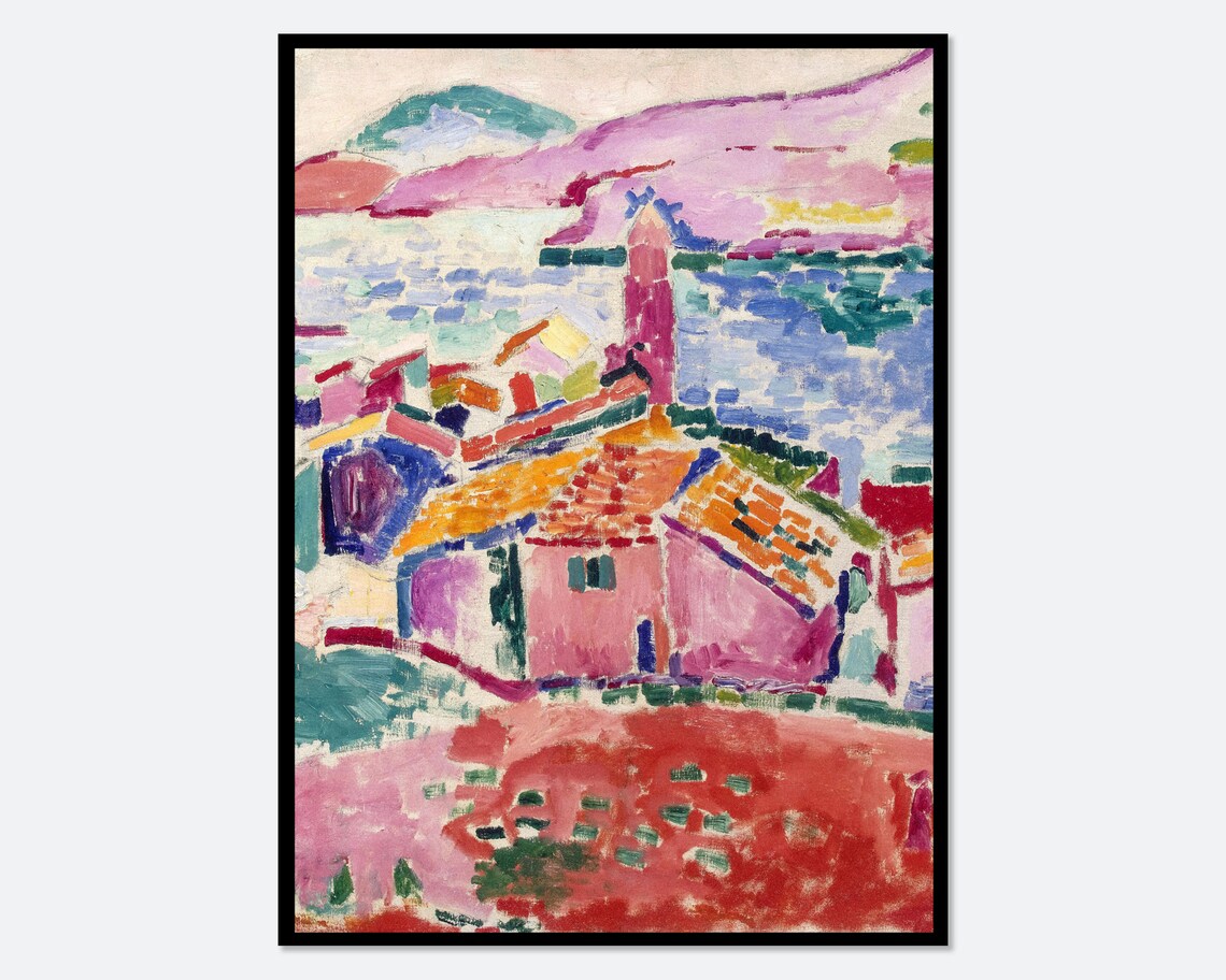 Matisse View Of Collioure Vintage Art Print