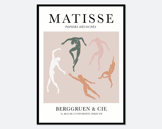 Henri Matisse The Dance Cut-Outs Vintage Art Print