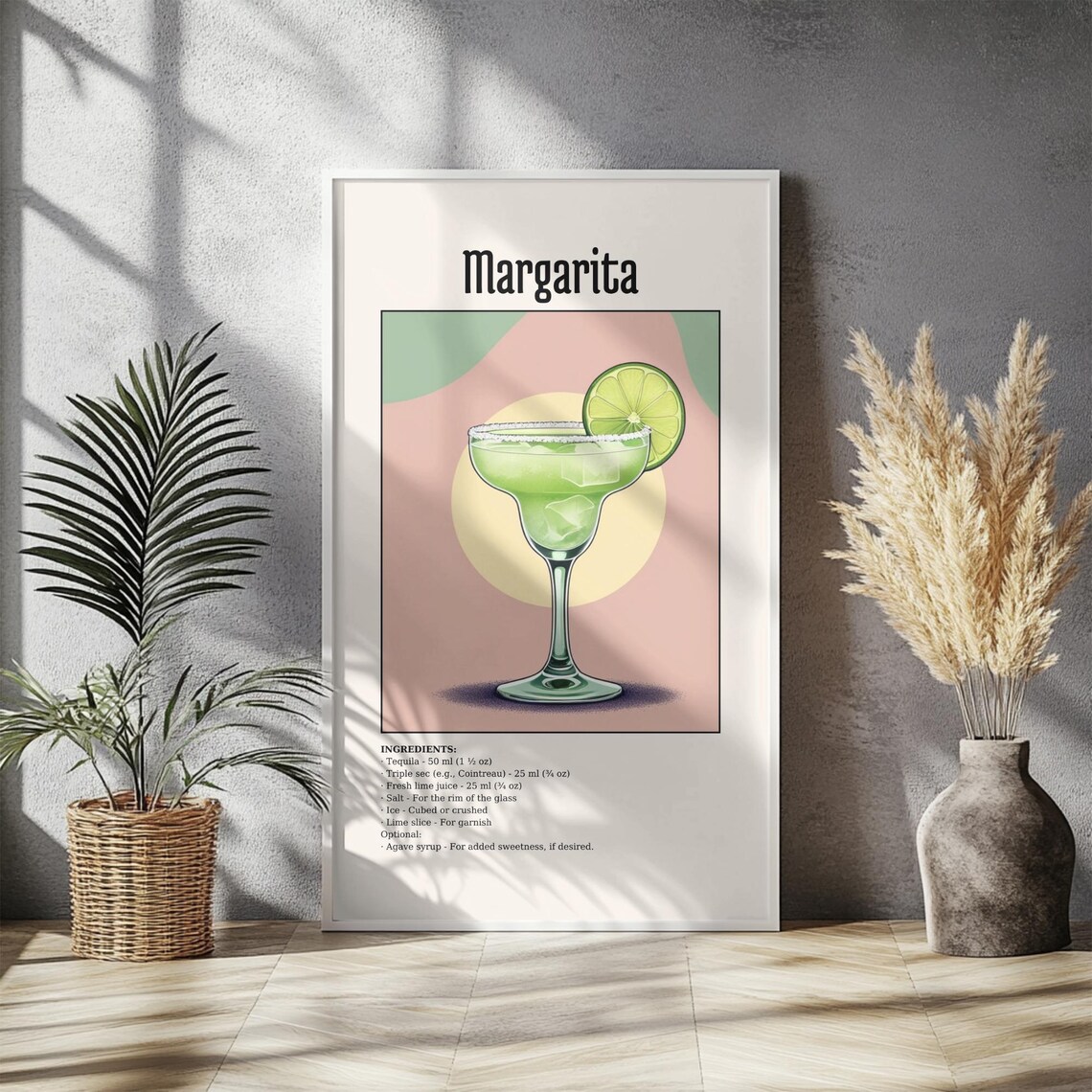 Margarita Poster, Retro Drink Sign - Image 2